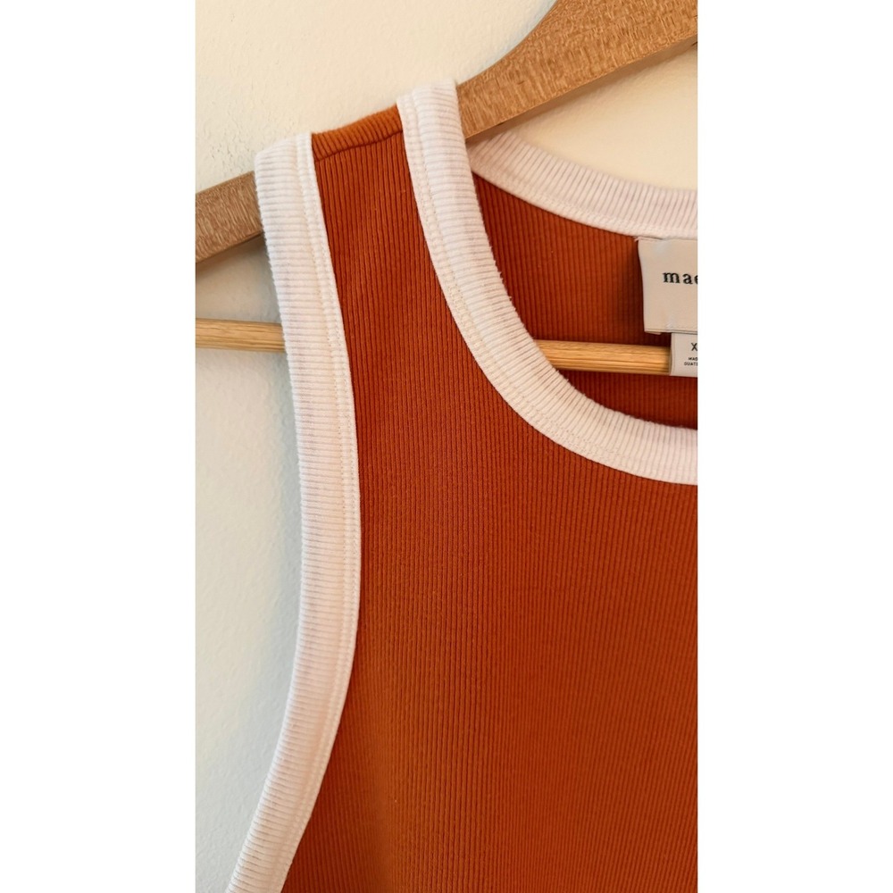 Anthropologie Maeve The Blair Baby Tee Sleeveless Cropped Racerback Size XL - Picture 5 of 10